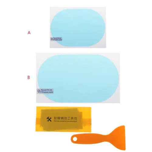 1 Pair Car Anti Water Mist Film Anti Fog Coating Rainproof Hydrophobic Rearview Mirror Protective Film