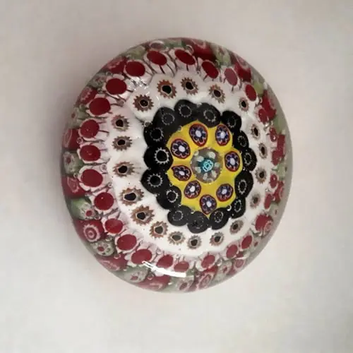 Ets Melki - Glass Handmade Decorated Paperweight
