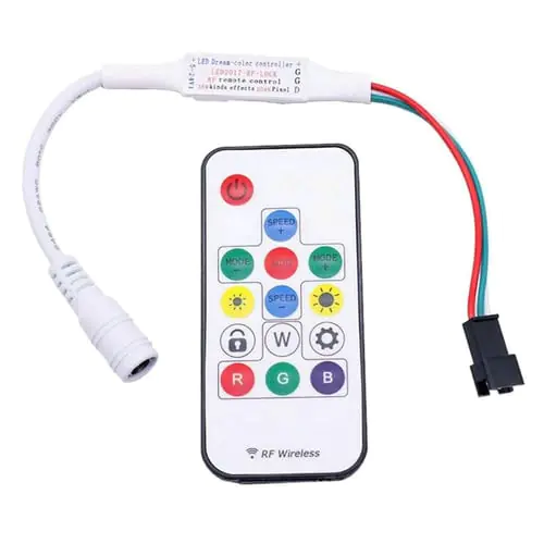 Led controller RGB WS2811 WS2812 Controller Remote Control Sp103E 14Key Wireless Led controller RGB WS2811 WS2812 Controller Remote Control Sp103E 14Key Wireless