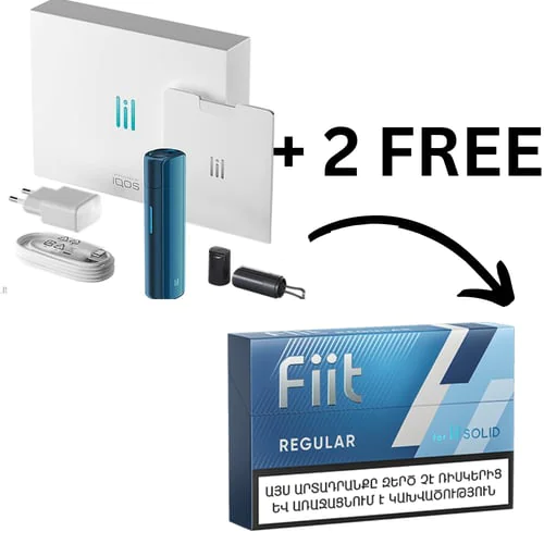 Lil Solid 2.0 Electronic Heat Device 2 Colors + 2 free Fiit Regular