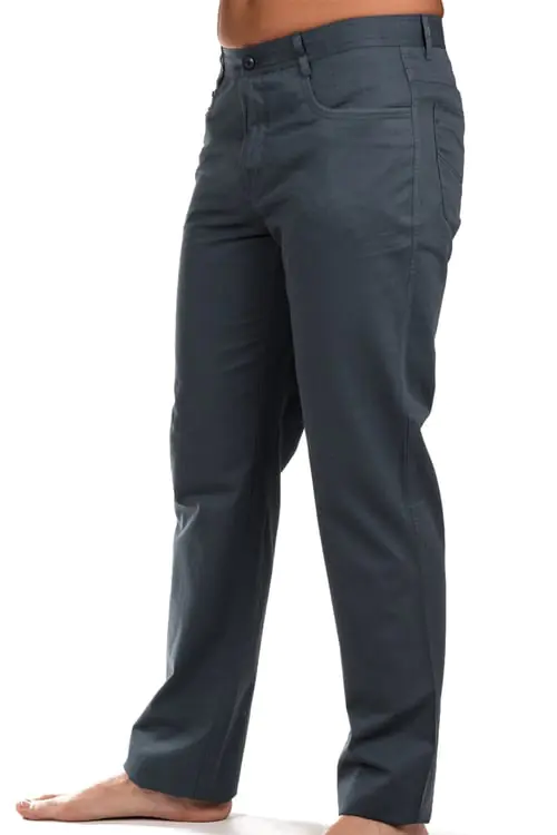 Soft Blue Cotton Pant for men Petrol