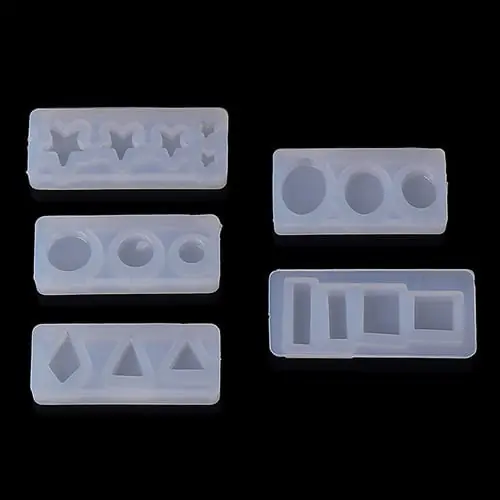 Silicone Mold DIY Mould Exopy Resin Mirror Crafts Jewelry Making Decor Pyramid
