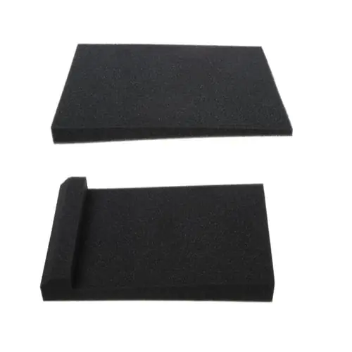 2 Pcs Sponge Studio Monitor Speaker Acoustic Isolation Foam Isolator Pads 30x20x4.5cm CKL