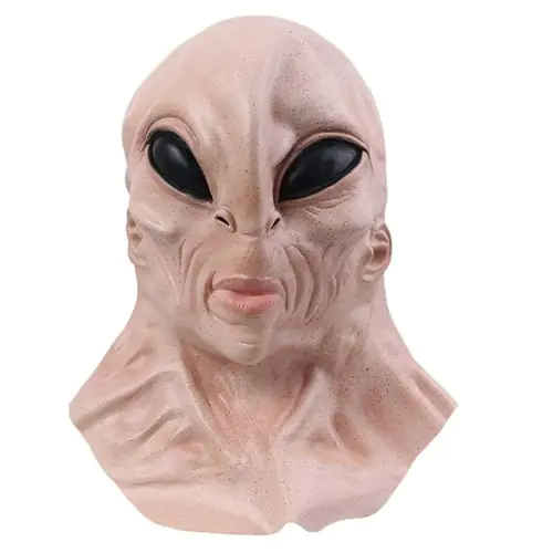 Halloween Headgear Horror Extraterrestrial Latex Mask Masquerade Cosplay Props