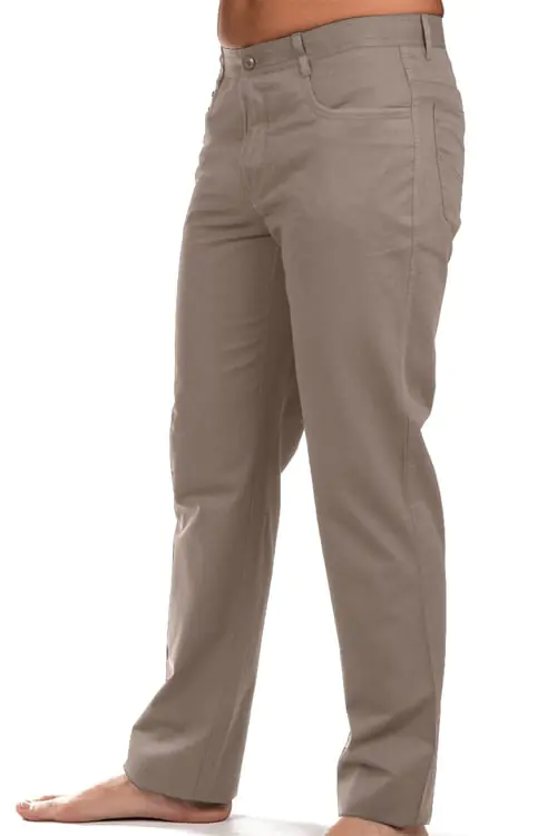 Soft Blue Cotton Pant for men Beige