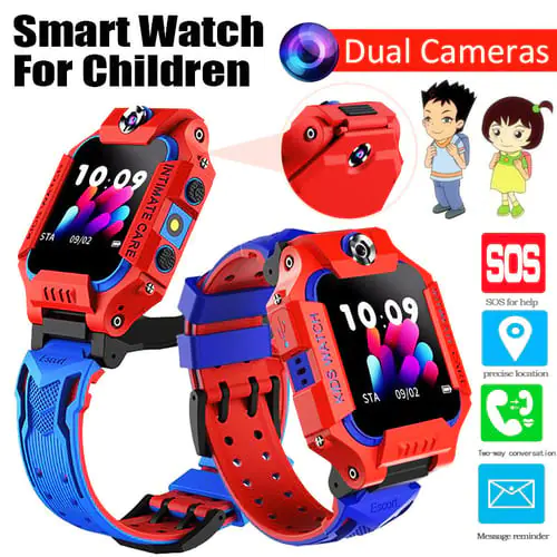 2020 New Dual camera Kids Smart watch For Children SmartWatch Baby Watches SOS Call Location Finder Anti Lost Monitor Gift women