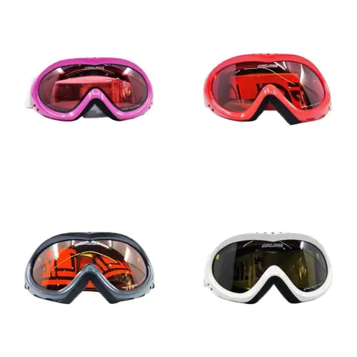 Salice Antifog UV Protection Ski Snowboard Goggles Categorie S2 For Kids Unisex Junior Size 18x6cm Made In Italy Salice Antifog UV Protection Ski Snowboard Goggles Categorie S2 For Kids Unisex Junior Size 18x6cm Made In Italy