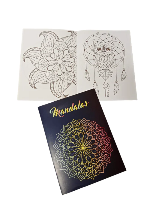 Breidy Coloring Book A4 70g 16-pages with different designs - Mandalas