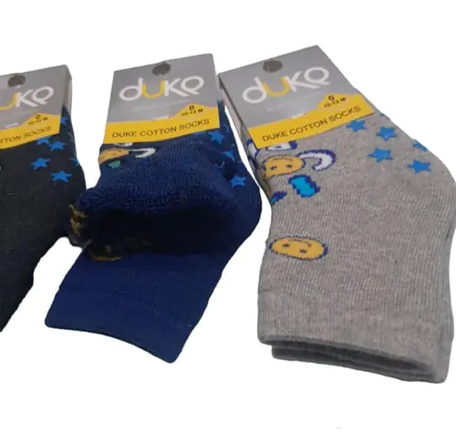 Duko Cotton Socks with Silicone Stoppers