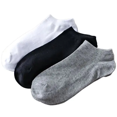 3 Pairs Solid Color Mens Ankle Socks Boat Invisible Summer Breathable Casual New 3 Pairs Solid Color Mens Ankle Socks Boat Invisible Summer Breathable Casual New