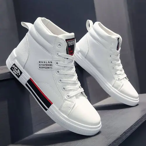 ADMAR High Top Shoes Men Fashion Breathable Casual Shoes Daily White Shoes Classic Wear Resitant gym shoes Men Hip Hop Sneakers ADMAR High Top Shoes Men Fashion Breathable Casual Shoes Daily White Shoes Classic Wear Resitant gym shoes Men Hip Hop Sneakers