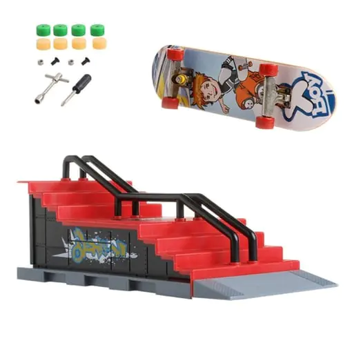 Skate Park Ramp Parts for Tech Deck Fingerboard Finger Board Ultimate Parks New Skate Park Ramp Parts for Tech Deck Fingerboard Finger Board Ultimate Parks New