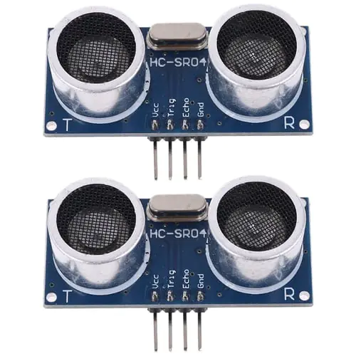 2pcs HC-SR04P Ultrasonic Distance Measuring Sonar Sensor High Operating Voltage 3V-5.5V 16mm Ultrasonic Ranging Module Probe