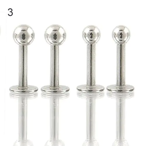 Women Punk Steel Barbell Ear Cartilage Helix Tragus Stud Earring Bar Piercing Women Punk Steel Barbell Ear Cartilage Helix Tragus Stud Earring Bar Piercing