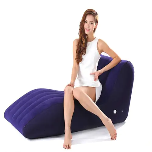 Intime Leisure Inflatable Sofa Thicken Increase Creativity Flocking Adult Lazy Sofa Chair YT-123