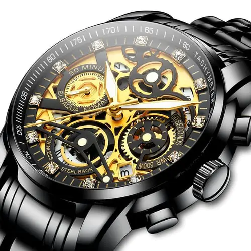 Men Wathes Black Luxury Business Wristwatch Sport Quartz Stainless Steel Clock Diamond Wrist Watches Relojes Para Hombre Men Wathes Black Luxury Business Wristwatch Sport Quartz Stainless Steel Clock Diamond Wrist Watches Relojes Para Hombre