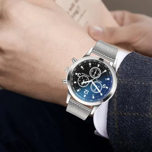 324 Steel Watch Luxury Watch Quartz Watches Stainless Dial Casual Bracele Men's Watch