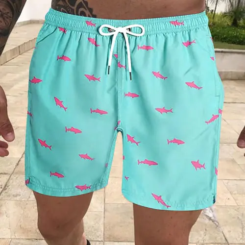 Mens Summer Casual Fitness Bodybuilding Printed Pockets Beach Shorts Pants Mens Summer Casual Fitness Bodybuilding Printed Pockets Beach Shorts Pants