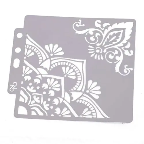Flower Corner Stencils Template Painting Scrapbooking Embossing Stamping Album Card DIY Flower Corner Stencils Template Painting Scrapbooking Embossing Stamping Album Card DIY