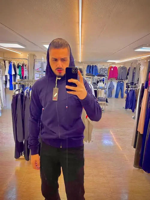 Merdas Style Blue Lambardi Jacket For Men Merdas Style Blue Lambardi Jacket For Men