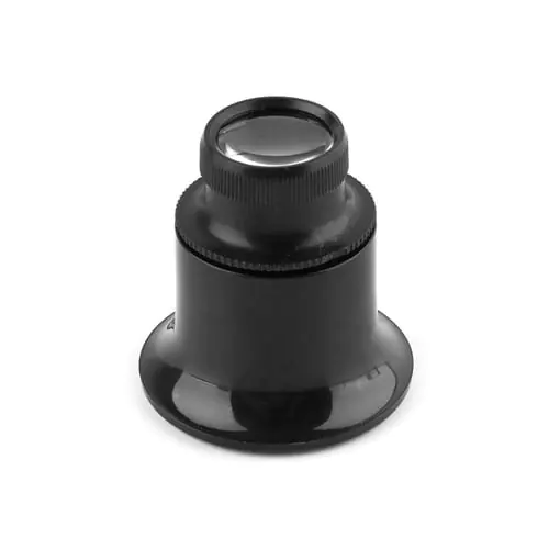 20X Jeweler Watch Magnifier Tool Monocular Magnifying Glass Loupe Lens Black 20X Jeweler Watch Magnifier Tool Monocular Magnifying Glass Loupe Lens Black