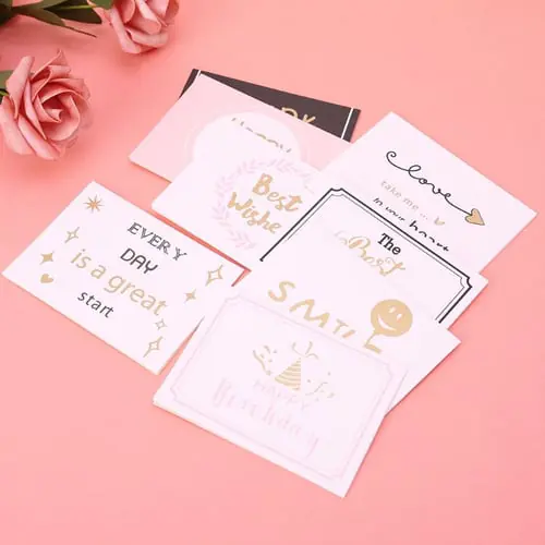 Simple Greeting Card Bronzing Envelope For Festival Invitation With Envelope Simple Greeting Card Bronzing Envelope For Festival Invitation With Envelope