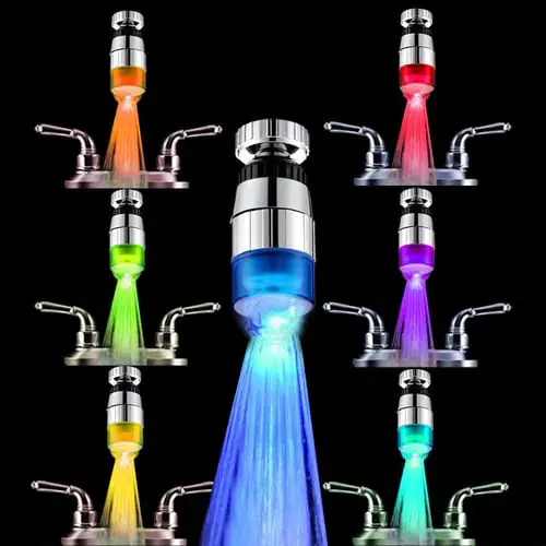 324 Bath Light Bathroom Water 7Colors Glow Head Home LED Change Shower Faucets 324 Bath Light Bathroom Water 7Colors Glow Head Home LED Change Shower Faucets
