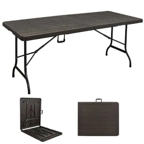 Black Foldable Portable Table