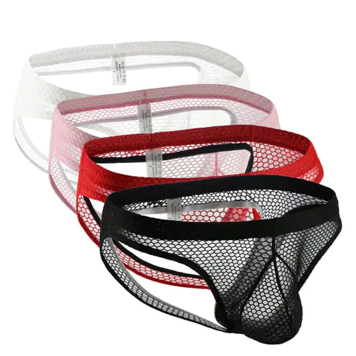 Men's Sexy Underwear Boxer Briefs Mesh Breathable Underpants Men's Sexy Underwear Boxer Briefs Mesh Breathable Underpants