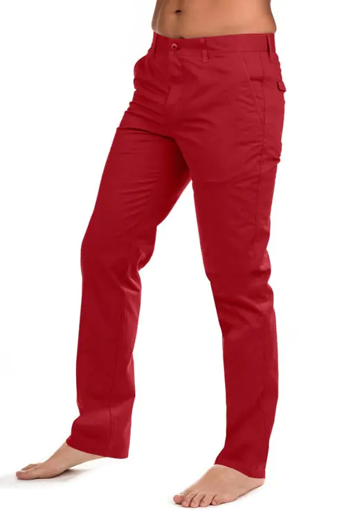 Soft Blue Cotton Pant for men Red Soft Blue Cotton Pant for men Red