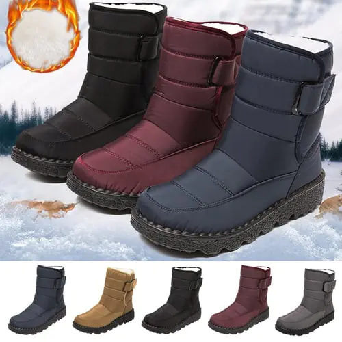 Boots For Women Girls Short Bootie Outdoor Winter Warm Shoes Ankle Snow Boots