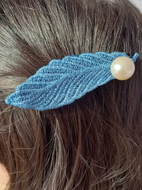Lily's Style Walnut Leaf Shaped Hair Clip
