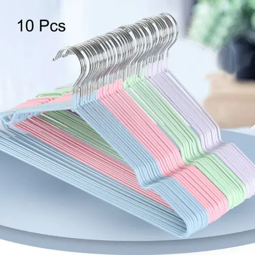 Cool Gift 10 PCS Anti-Skid Clothes Hangers (Available in different colors) Cool Gift 10 PCS Anti-Skid Clothes Hangers (Available in different colors)
