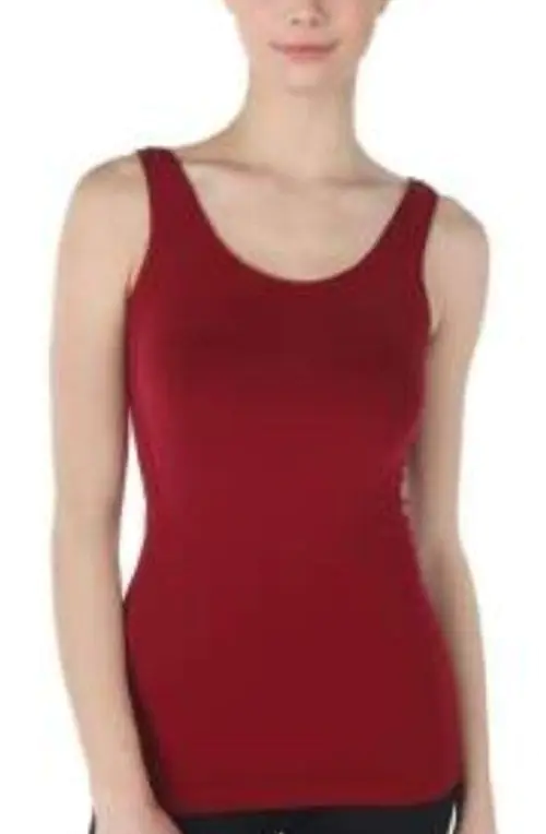 Johnny Grey, Women's Seamless Microfiber Racerback Top, Scarlet, Free Size Johnny Grey, Women's Seamless Microfiber Racerback Top, Scarlet, Free Size