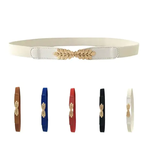 Ladies Slim Fashion Waist Belt Dress Access Thin Shiny Skinny Leather Women Ladies Slim Fashion Waist Belt Dress Access Thin Shiny Skinny Leather Women