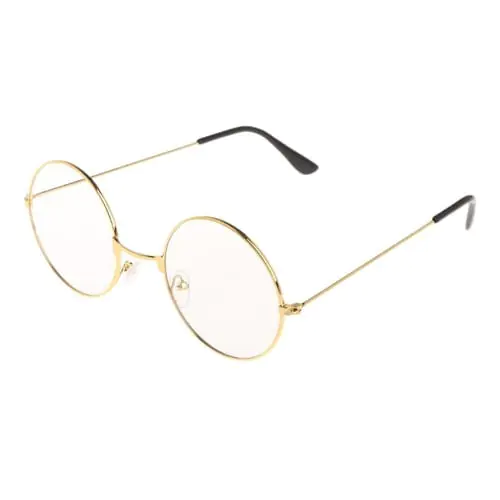 HP Vintage Round Frame Glasses Cosplay Prop Action Figure Toy Delicate And Pretty Glasses For Men Women Kids HP Vintage Round Frame Glasses Cosplay Prop Action Figure Toy Delicate And Pretty Glasses For Men Women Kids