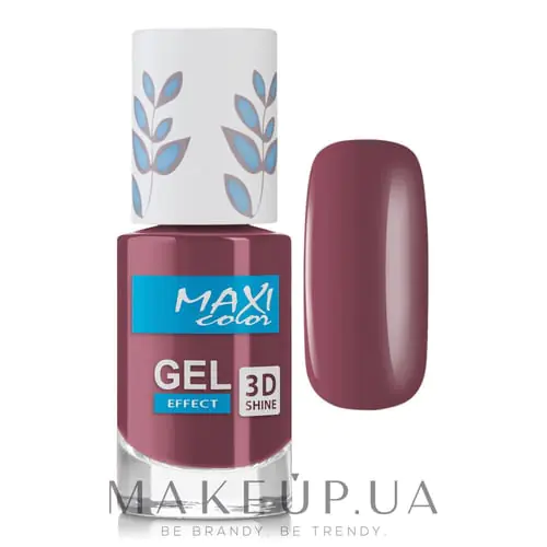 Maxi Color Nail Polish Gel Effect New Palette 10ml color 19 Maxi Color Nail Polish Gel Effect New Palette 10ml color 19