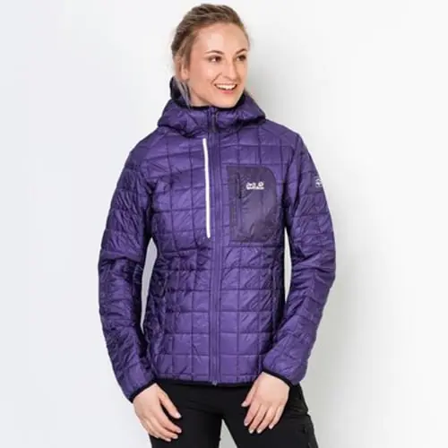Jackwolfskin Women Water Repellent Andean Peaks Winter Hiking Trekking Down Softshell Jacket Dark Violet Jackwolfskin Women Water Repellent Andean Peaks Winter Hiking Trekking Down Softshell Jacket Dark Violet