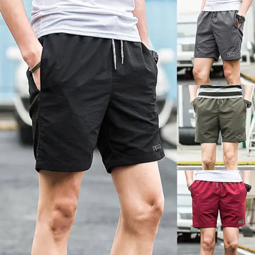 Men's Summer Fashion Casual Midwaist Shorts Five-Point Pants Beach Pants