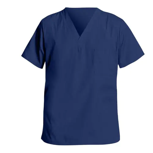 Men Solid Color Short Sleeve V-neck Tops Nursing Working Uniform T-shirts for Men Adult Men Solid Color Short Sleeve V-neck Tops Nursing Working Uniform T-shirts for Men Adult