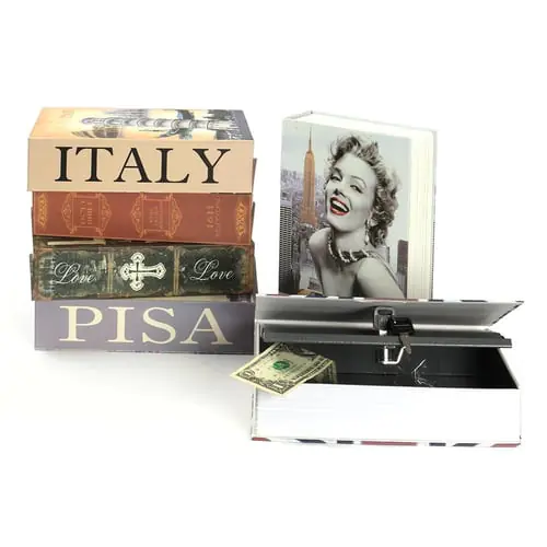 Kazaproduct Safe Box with Key Lock