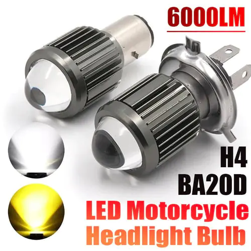 EshopMall 6000LM LED Moto Light Bulbs H4 BA20D LED Motorcycle Headlight Bulbs White Yellow Lamp Fog Lights Headlamp EshopMall 6000LM LED Moto Light Bulbs H4 BA20D LED Motorcycle Headlight Bulbs White Yellow Lamp Fog Lights Headlamp