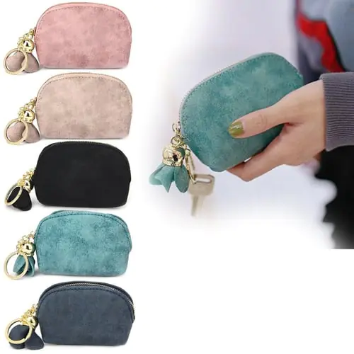 Fashion Women Girls Cute Mini Wallet Card Key Holder Zip Coin Purse Clutch Bag
