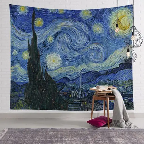 Tapis.site Starry Night Tapestry/ Wall Hanging Tapis.site Starry Night Tapestry/ Wall Hanging