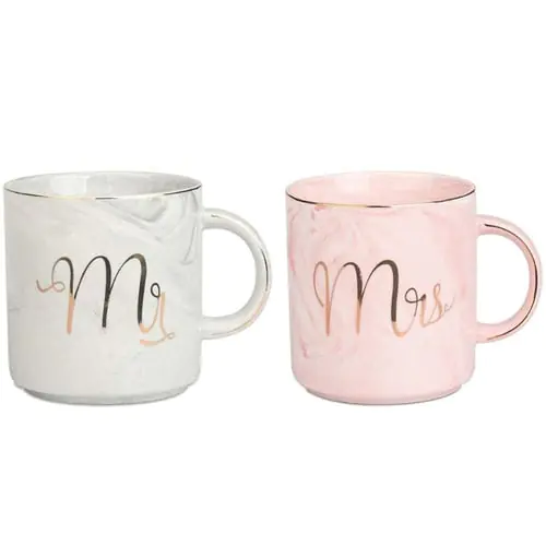 Gold Plated Marble Pattern Mug Ceramic Coffee Tea Cup for Couples Wedding Gifts Gold Plated Marble Pattern Mug Ceramic Coffee Tea Cup for Couples Wedding Gifts