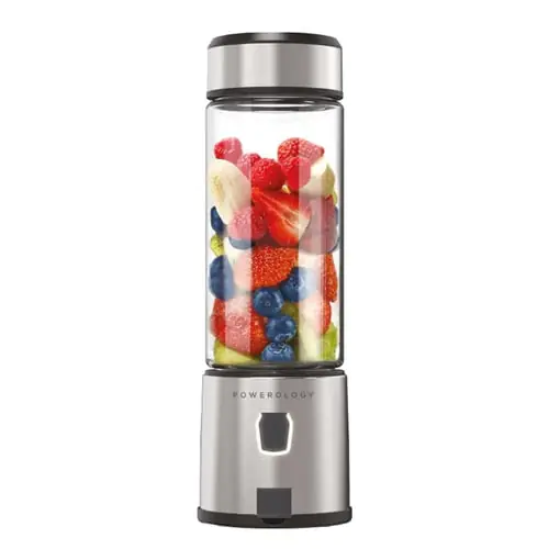 Powerology 6 Blades Portable and Rechargeable Juicer and Blender Powerology 6 Blades Portable and Rechargeable Juicer and Blender