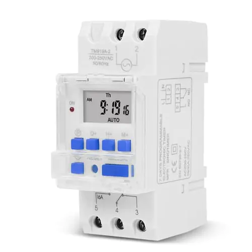 TM919A Heavy Duty Digital Time Switch Relay Timer Control Din Rail Mount Weekly