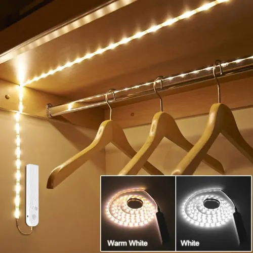 LED Under Cabinet light Strip Lamp Wireless PIR Motion light kitchen Stairs Bed