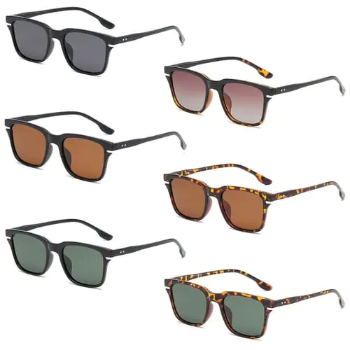 Fashion Men Women Retro Square Frame Polarized Eyeglasses Spectacles Eyewear Driving Mirror Versatile Sunglasses Fashion Men Women Retro Square Frame Polarized Eyeglasses Spectacles Eyewear Driving Mirror Versatile Sunglasses