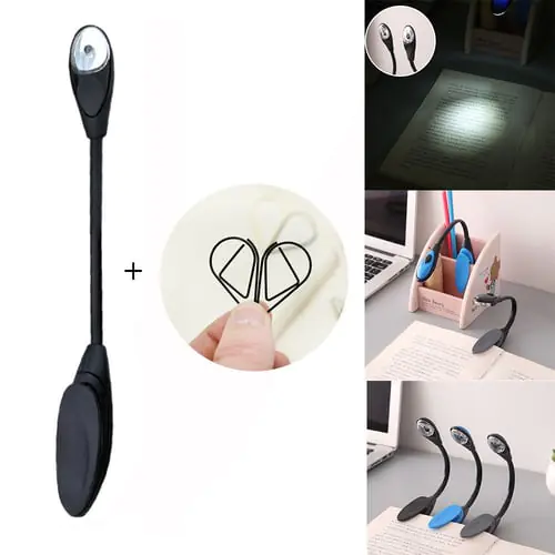 Fine Convenient Portable Travel Book Reading Light Lamp Mini LED Clip Booklight Fine Convenient Portable Travel Book Reading Light Lamp Mini LED Clip Booklight